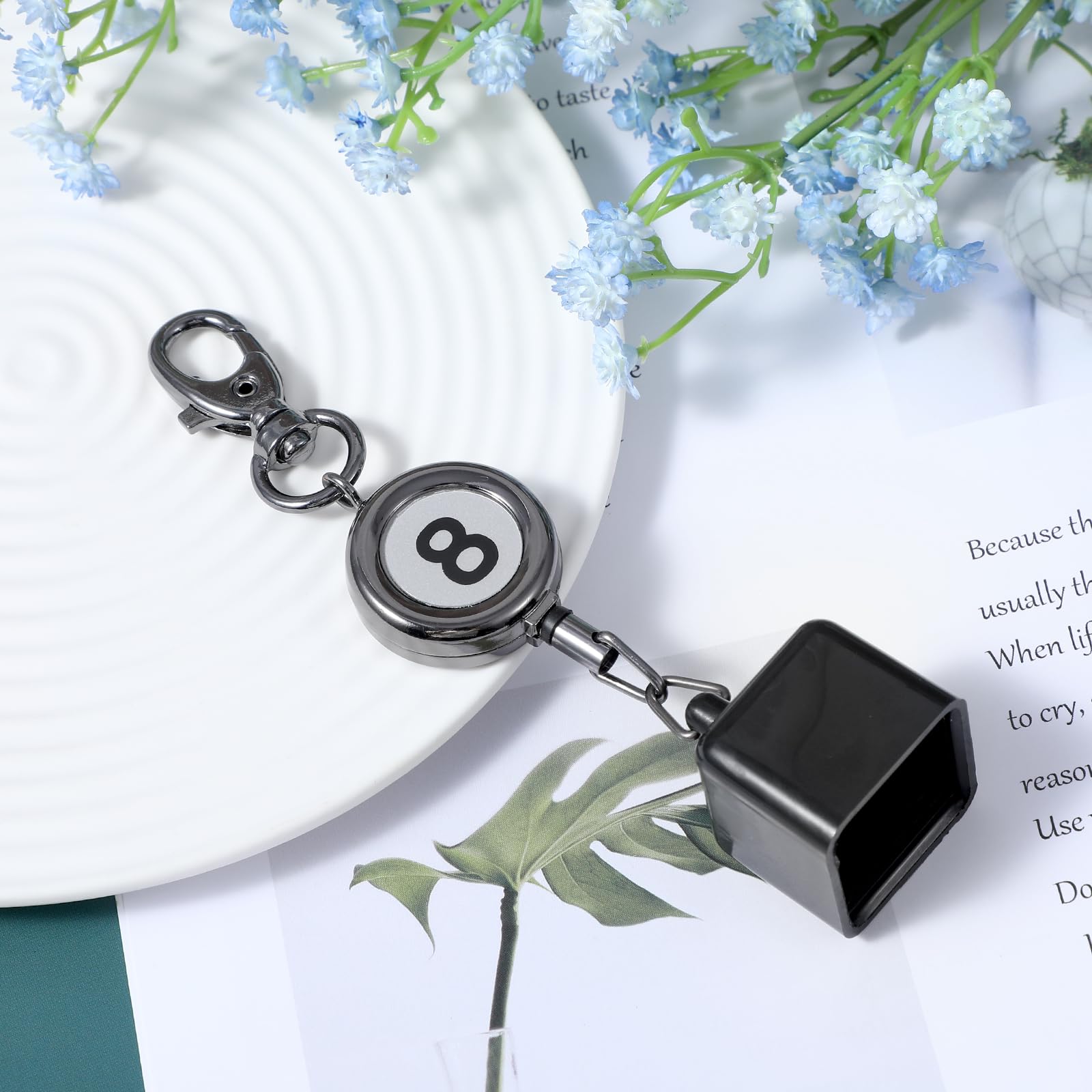 Piriuuo Pool Chalk Holder, Retractable Cue Chalk Holder Billiard Chalk Holder Pool Cue Chalk Holder Billiards Accessories for Billiard Lovers