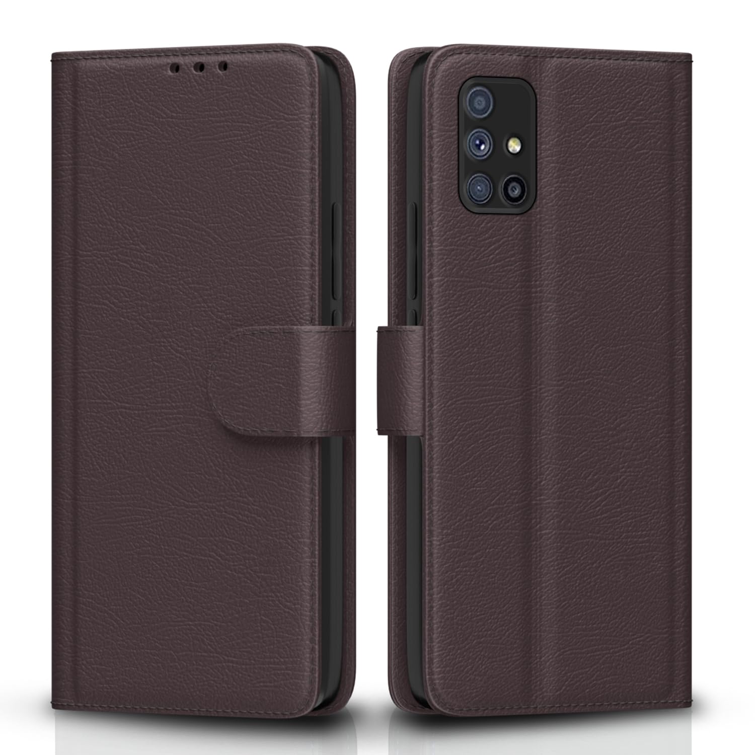 Pikkme Samsung Galaxy A71 Flip Case Leather Finish | Inside TPU with Card Pockets | Wallet Stand and Shock Proof | Magnetic Closing | Complete Protection Flip Cover for Samsung Galaxy A71 (Coffee) Pikkme Samsung Galaxy A71 Flip Case Leather Finish | Inside TPU with Card Pockets | Wallet Stand and Shock Proof | Magnetic Closing | Complete Protection Flip Cover for Samsung Galaxy A71 (Coffee)
