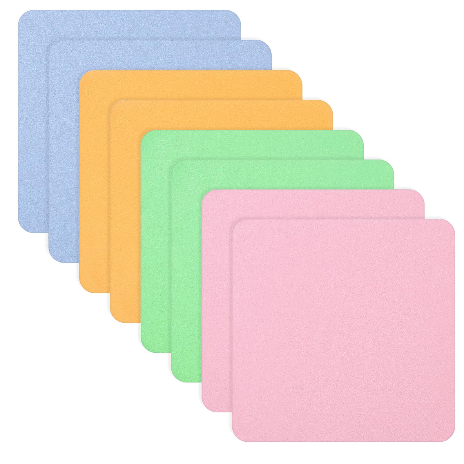 Eye Glass Clean Cloths, 8 Pack Colorful Reusable Eyeglass Cleaning Cloth Washable Microfiber Cleaning Cloth for Glasses Cameras Laptops Phones Screens(15×15cm/5.9×5.9in)