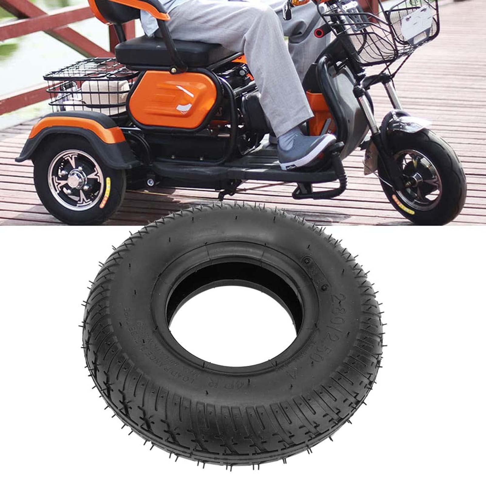 Agatige Neumático Para Scooter De Movilidad 2,80/2,50-4, Neumático Para Silla De Ruedas Eléctrica, Accesorios Ruedas De Repuesto Neumáticos De Goma Para Scooter De Movilidad