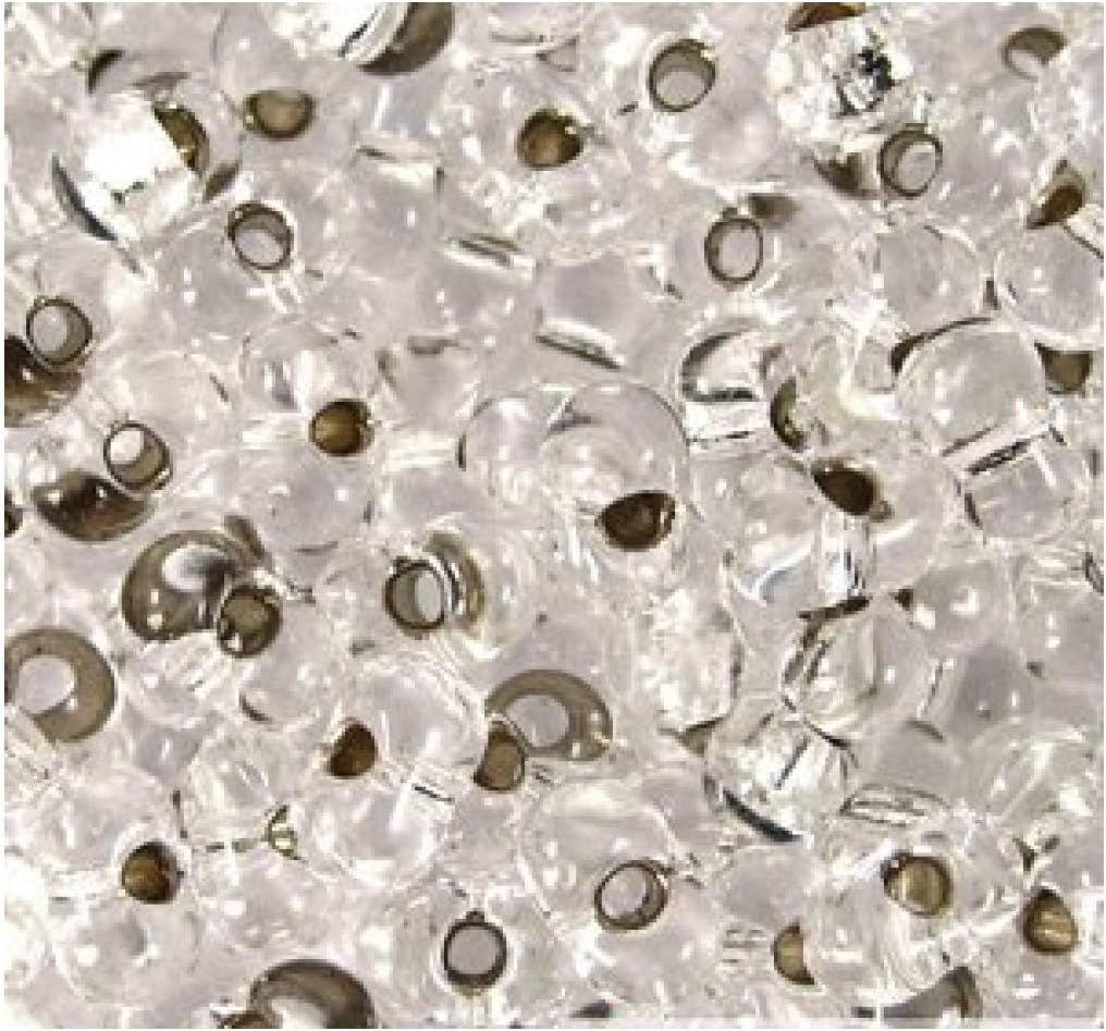 Clear Silver Lined Crystal New Miyuki Berry Bead 2.5x4.5mm Seed Bead Glass 22 Gram Tube Approx 500 Beads Bb1""