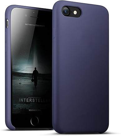 Funda iPhone 8, Fuleadture iPhone 7 Slim L?quido de Silicona Gel Carcasa Alta Calidad Anti-Rasgu?o y Resistente Huellas Dactilares Totalmente Protectora Caso Cover Case para Apple iPhone 7/ 8 (4.7