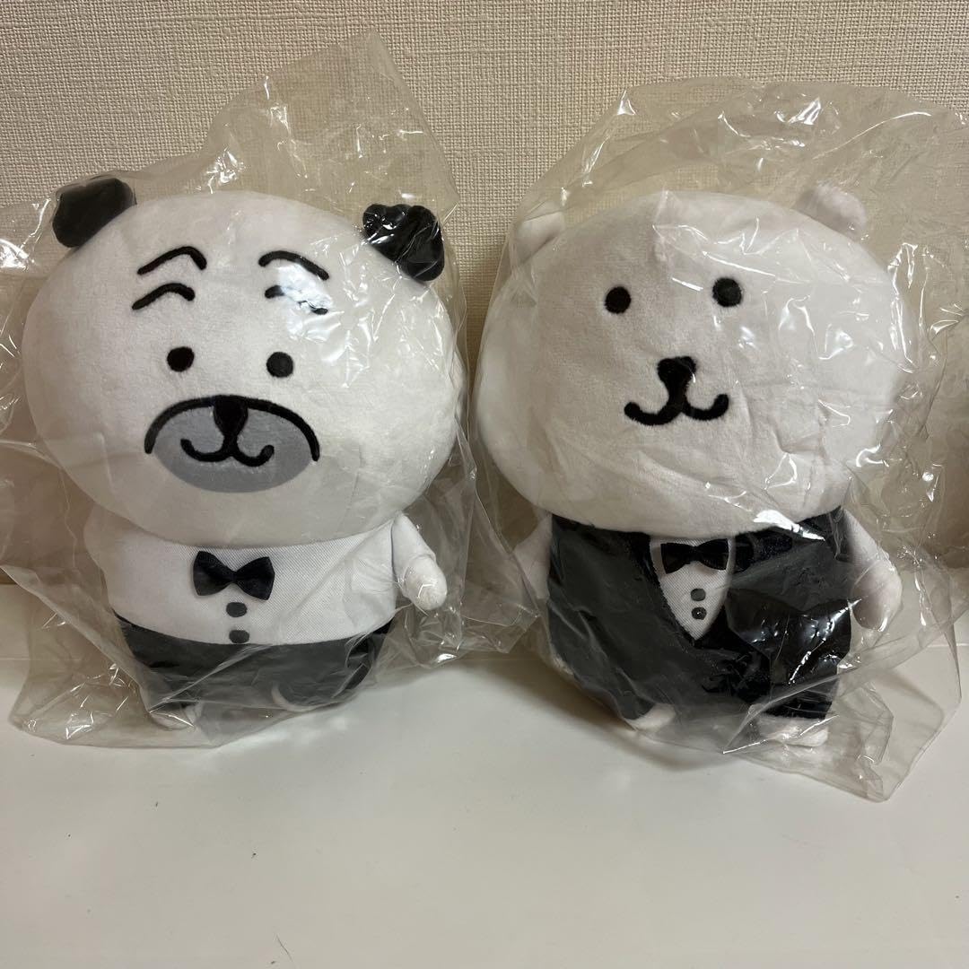 Amazon.co.jp: 喫茶自分ツッコミくま ウェイターぬいぐるみ 2種セット 