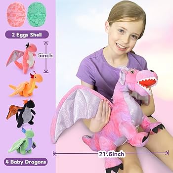 ドラゴン ぬいぐるみ Amazon.co.jp: HyDren ドラゴンぬいぐるみ5個セット 16インチ