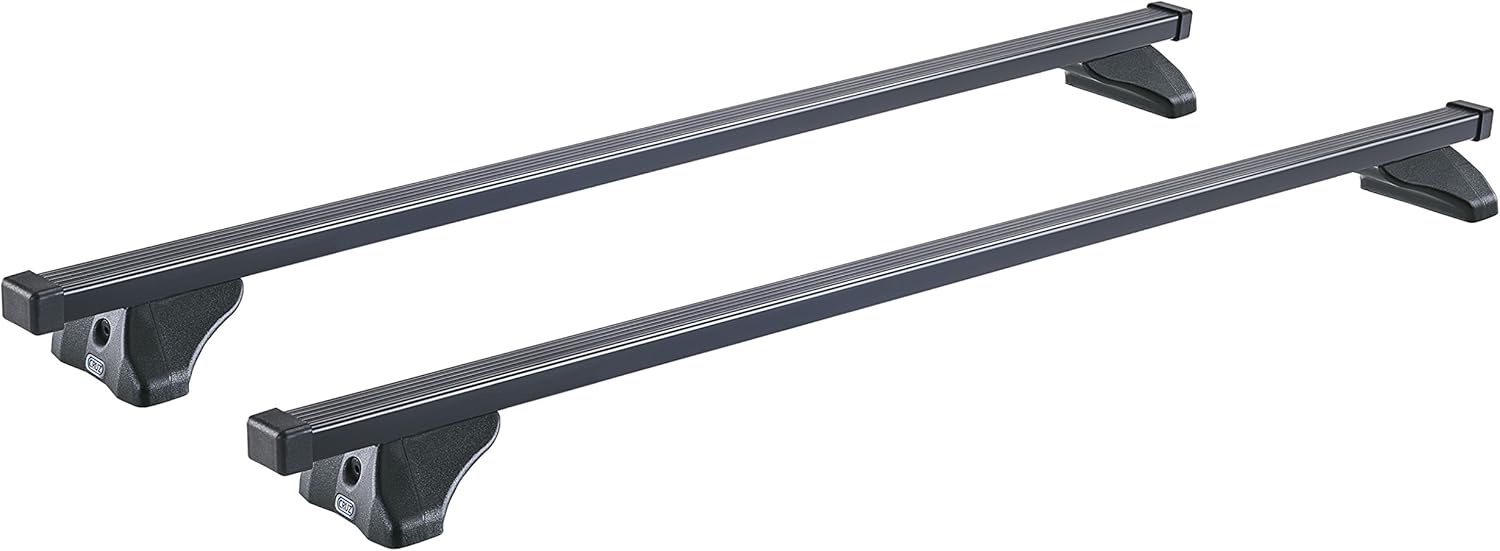 Example of Cruz roof bars installed on a vehicle, showing the complete system.