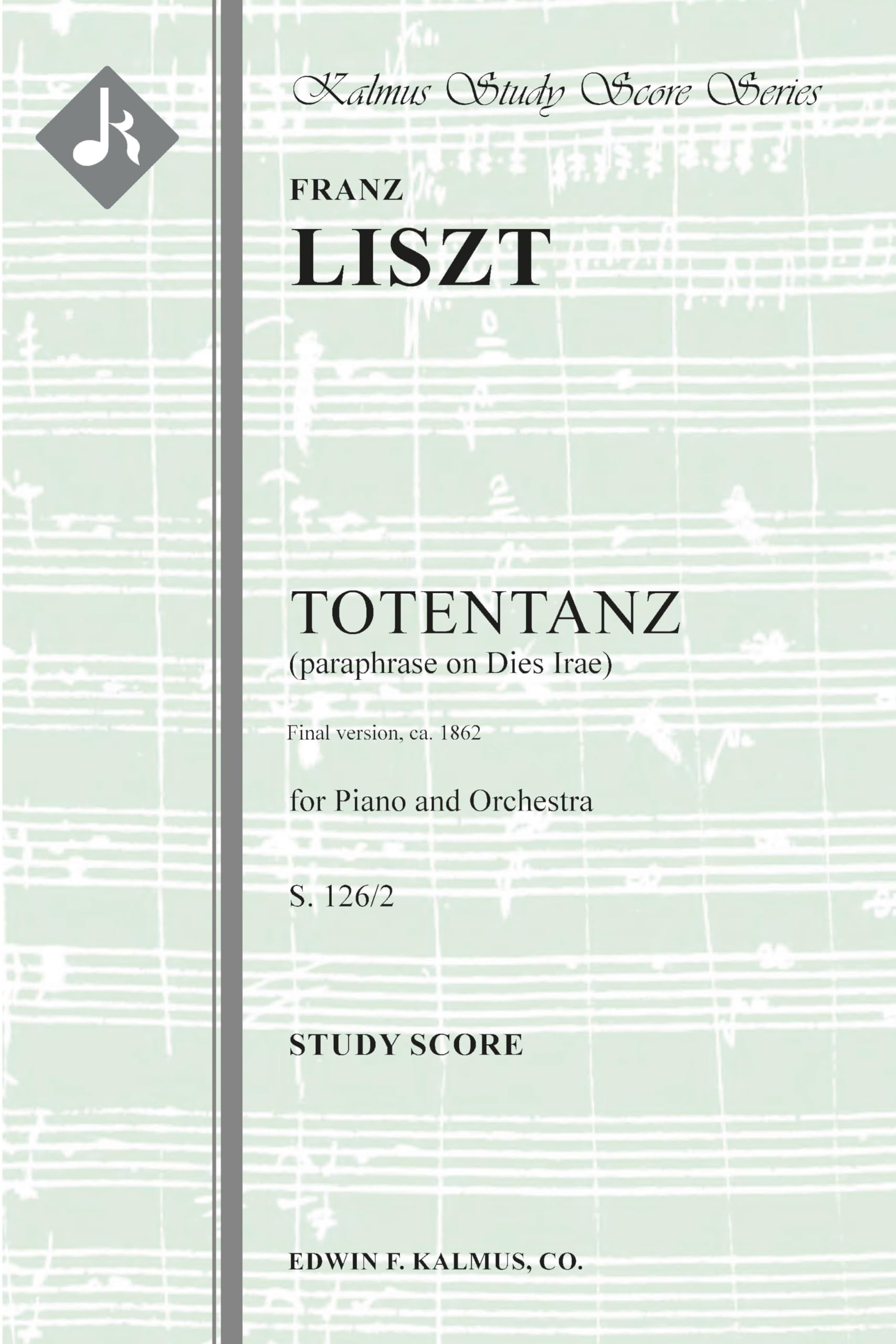 Totentanz, S.126: Study score