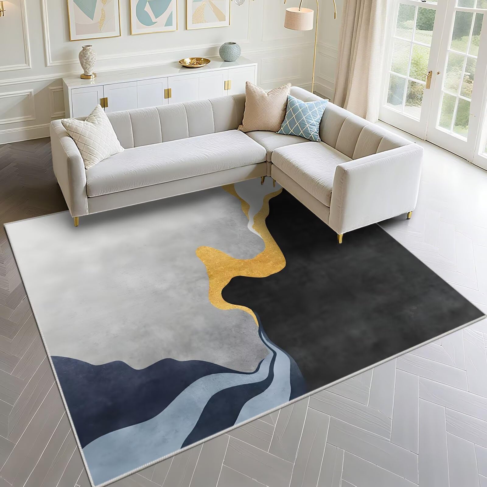 Tapis d'entrée qui ne blesse pas le sol pour préserver votre parquet de salon