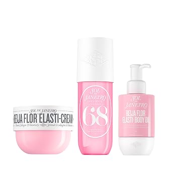 Sol de Janeiro Beija Flor Body Routine Bundle | Beija Flor Elasti-Cream, Cheirosa 68 Perfume Mist, Body Oil | Self Care for Women |