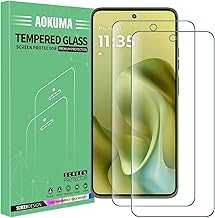 AOKUMA Screen Protector for Motorola Moto G86/G86 Power/Cubot X100, [2 Units] Tempered Glass for Moto G86 Easy Installation, 9H Tempered Glass, HD Screen Protector, Anti-Scratch