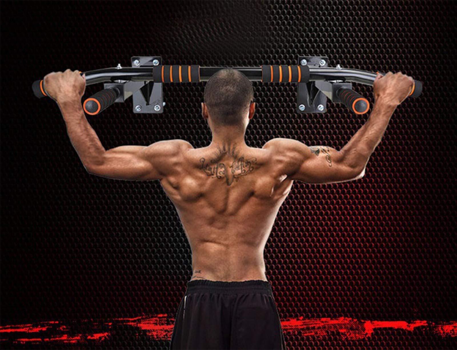 Amazon | 懸垂バー ぶら下がり健康器筋力トレーニング 壁マウント 家庭