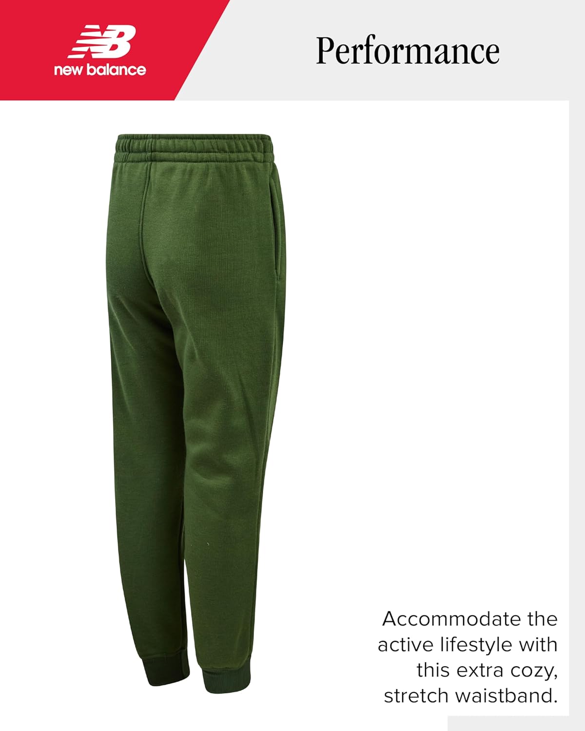 New Balance Boys Tracksuit Set - 2 Piece Classic Hoodie Sweatshirt and Boys Jogger Sweatpants with Pockets (Sizes: 8-16) - Image 6