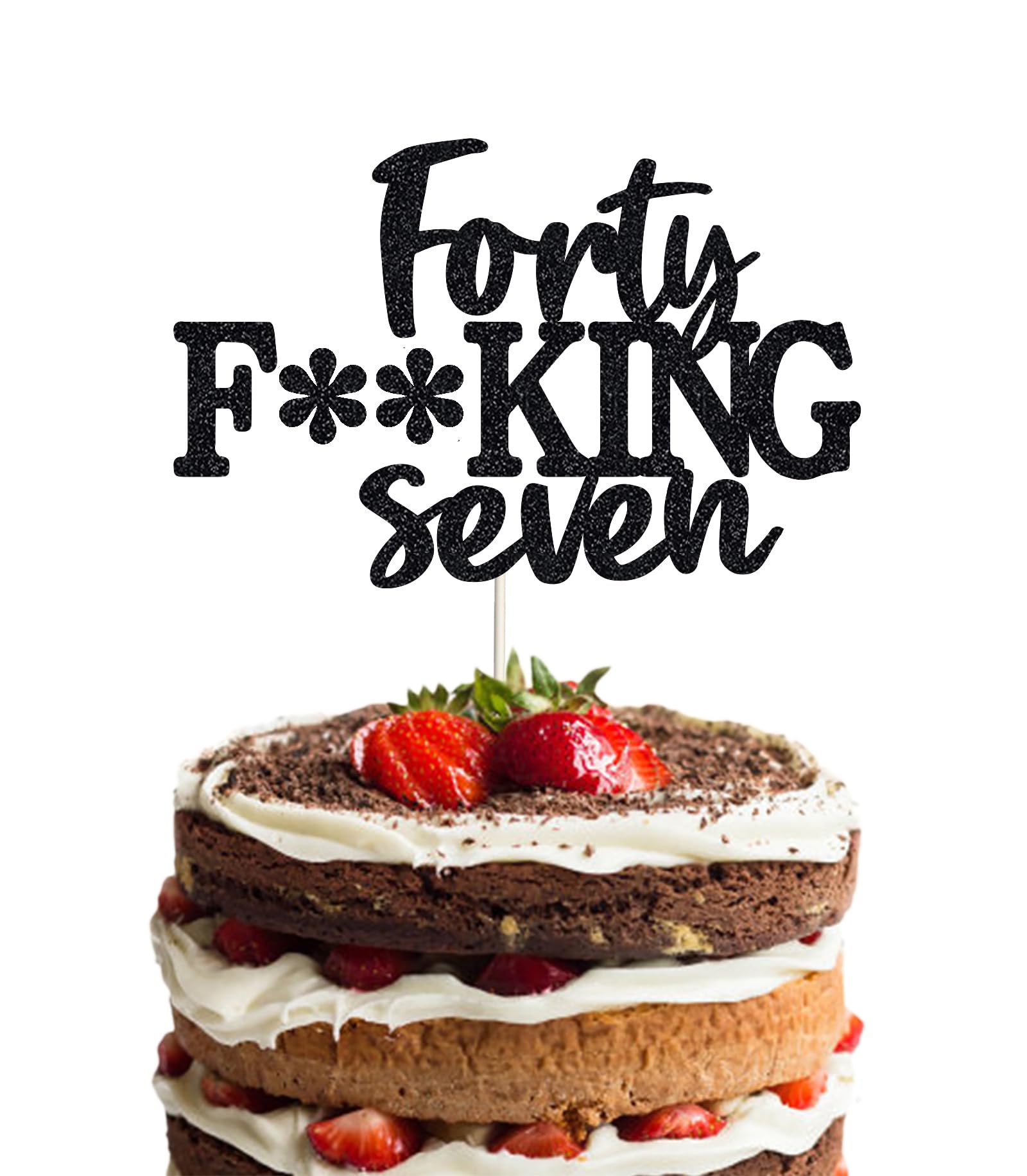 Amazon.com: Happy 47th Birthday Cake Topper 47 Birthday Cake