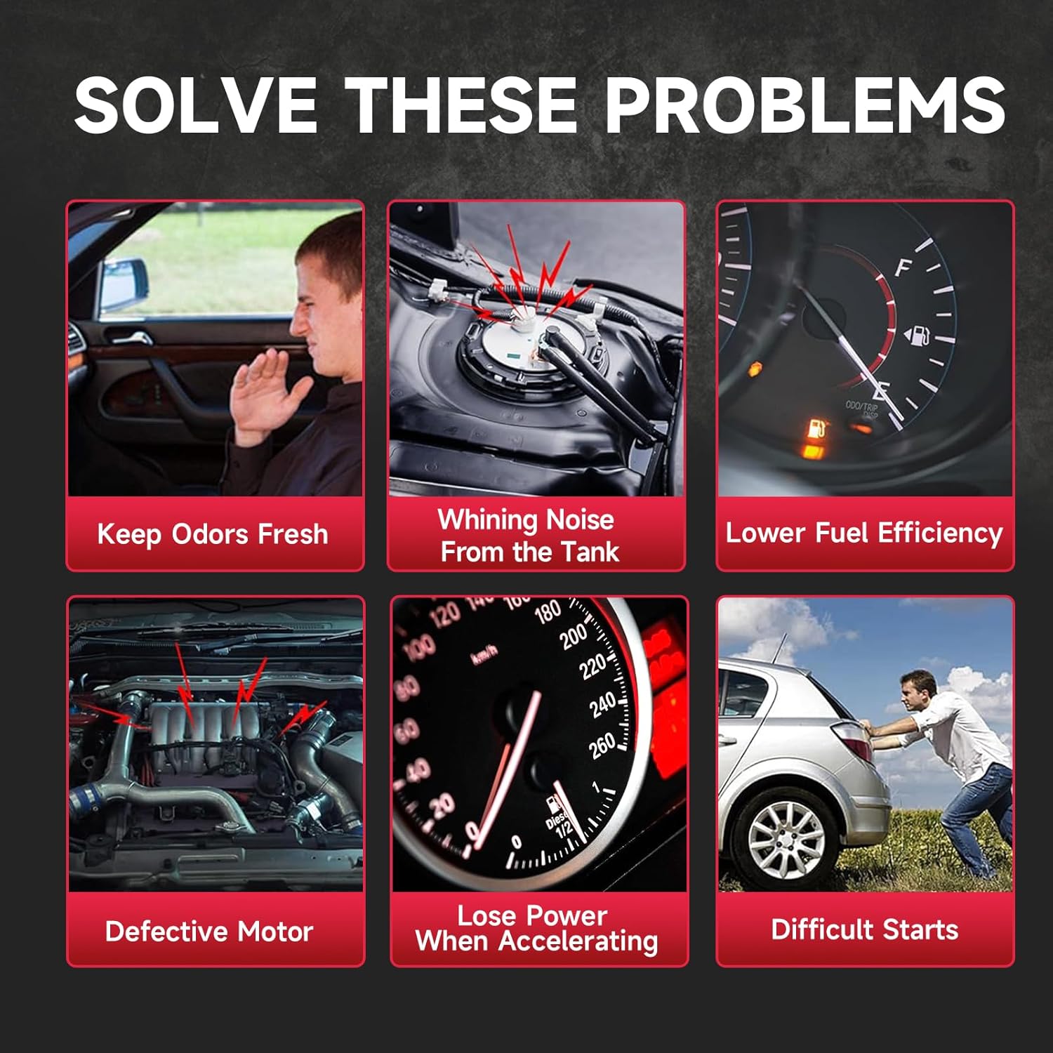 VibeUp Electric Fuel Pump Module Assembly Fits for Mercedes-Benz GL450 2007-2012 4.7L, GL550 2008-2012 5.5L, ML350 2006-2011 3.5L, ML500 2006-2007 5.0L, ML550 2008-2011 5.5L, Replace# FG1163 E8924M