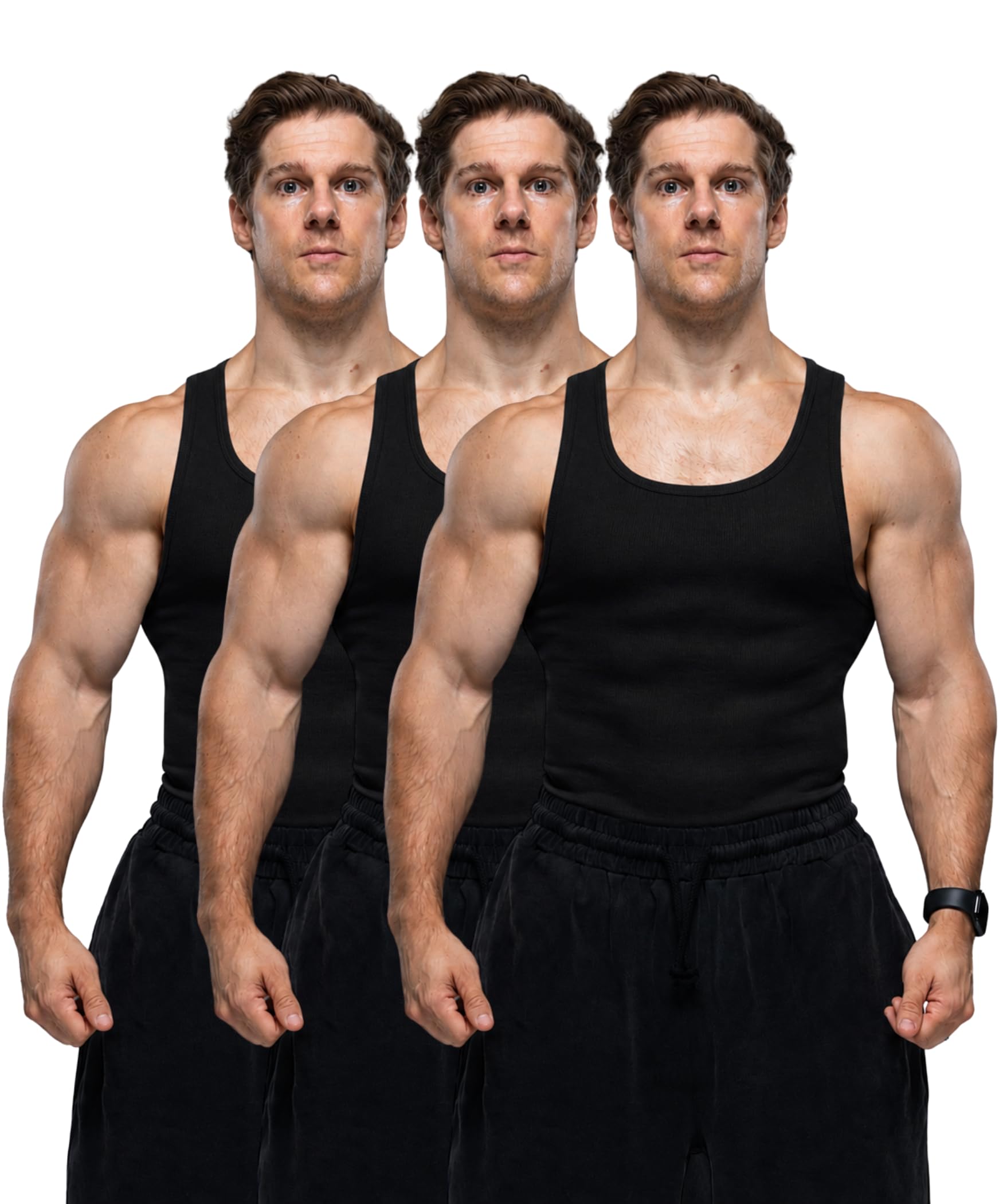 View 1 of ** ONE**Ekkovision 3 Pack Tank Tops 2XL