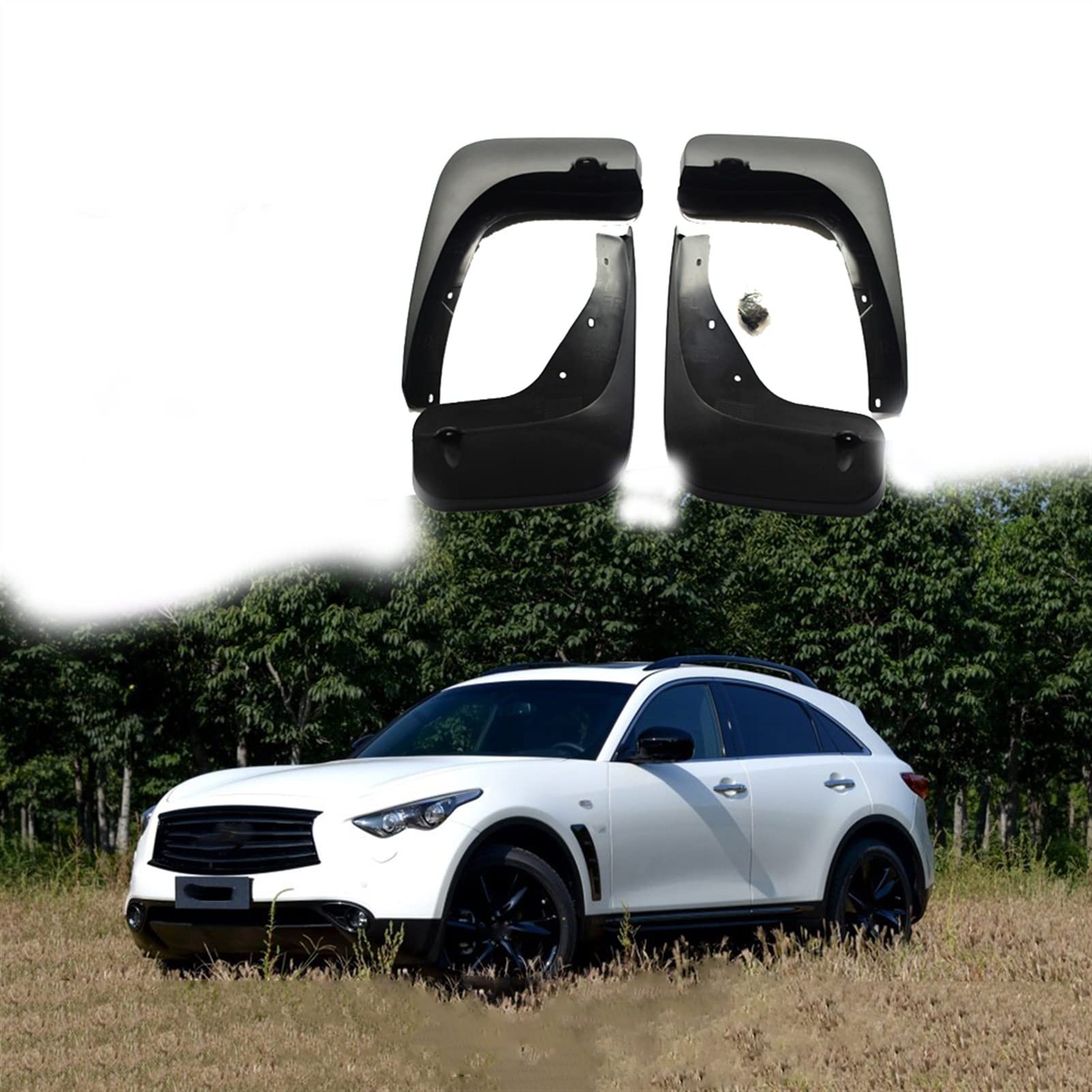 Garde-boue pour Infiniti FX QX70 2009-2017 protection anti-claboussure