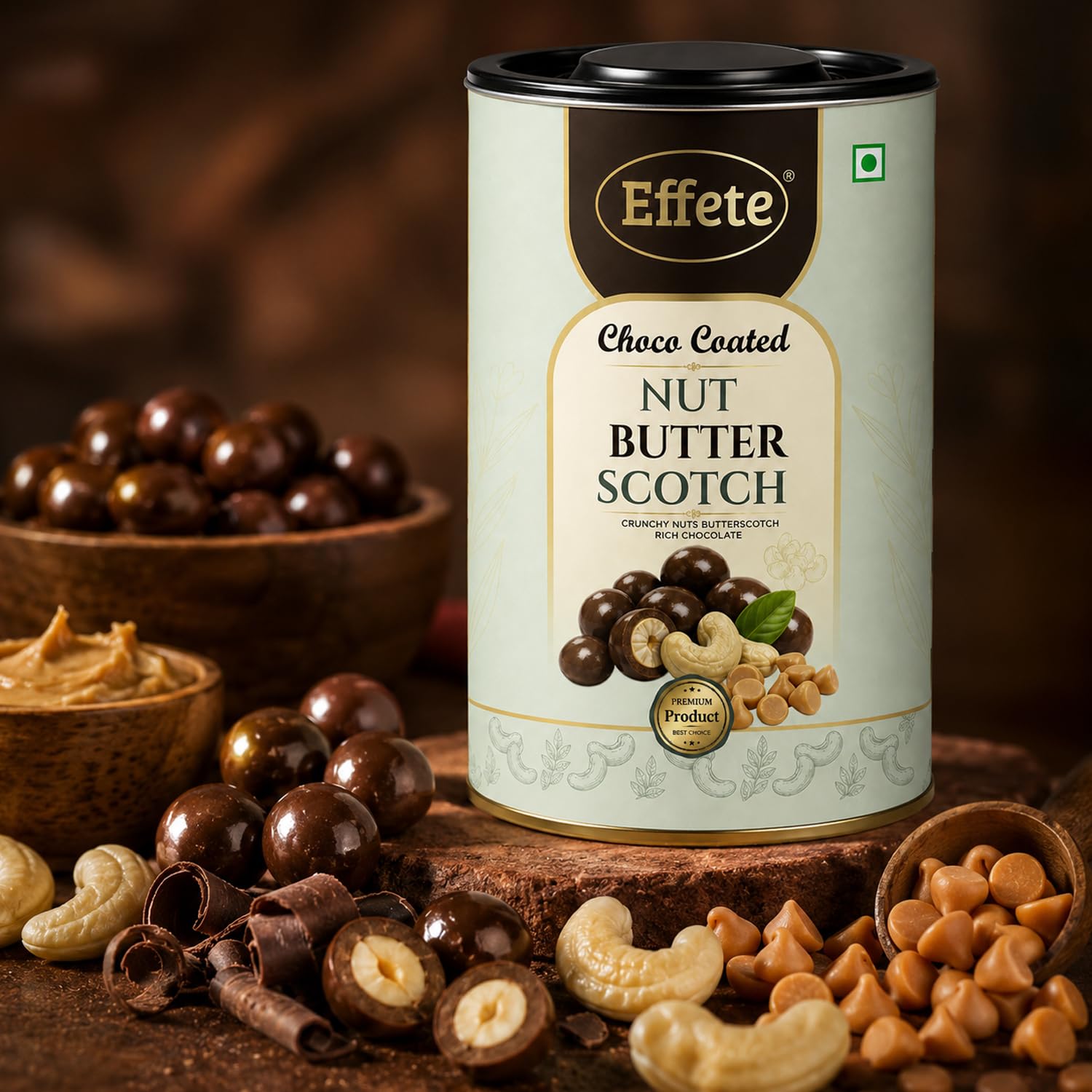 Effete Choco Coated Nut Butter Scotch, Chocolaty Dryfruits, Butter Scotch chocolates packet, Chocolicious Butter Scotch, Premium Chocolate, chocolates gift pack, chocolate box (96gm)-image-26
