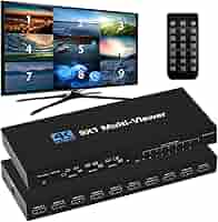 ENBUER HDMI 画面分割器 9入力1出力 1080P 9画面同時表示 Amazon | ENBUER HDMI 画面分割器 9入力1出力 hdmi画面分割切替