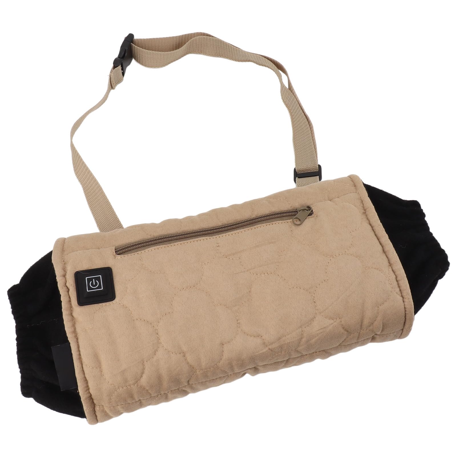 Handwärmertasche, Einstellbare Temperatur, Winddicht, Wasserdicht, Outdoor-Handwärmertasche, USB-Schnittstelle für Camping (Khaki)