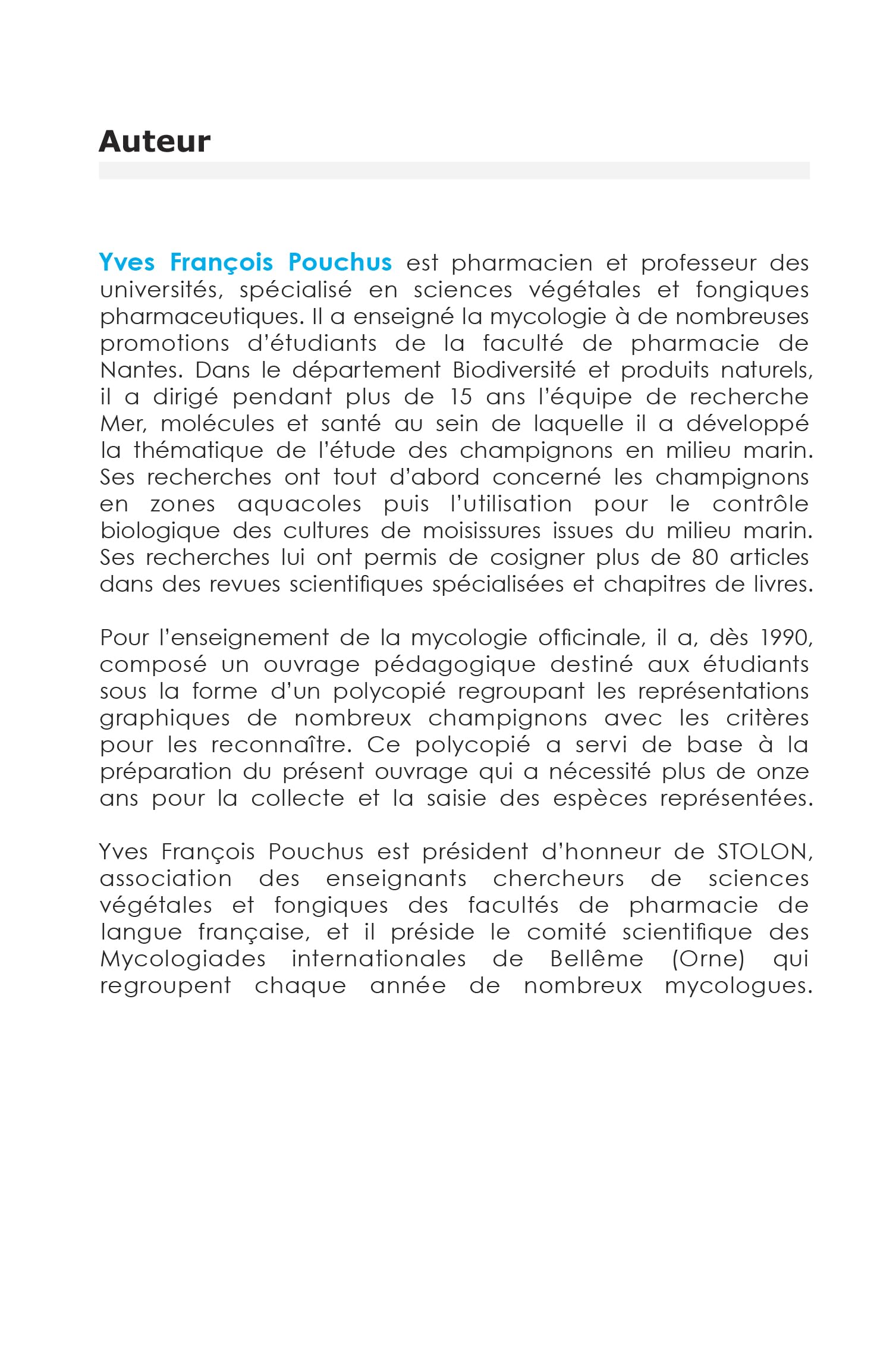 Identifier les champignons: Guide de poche de mycologie officinale