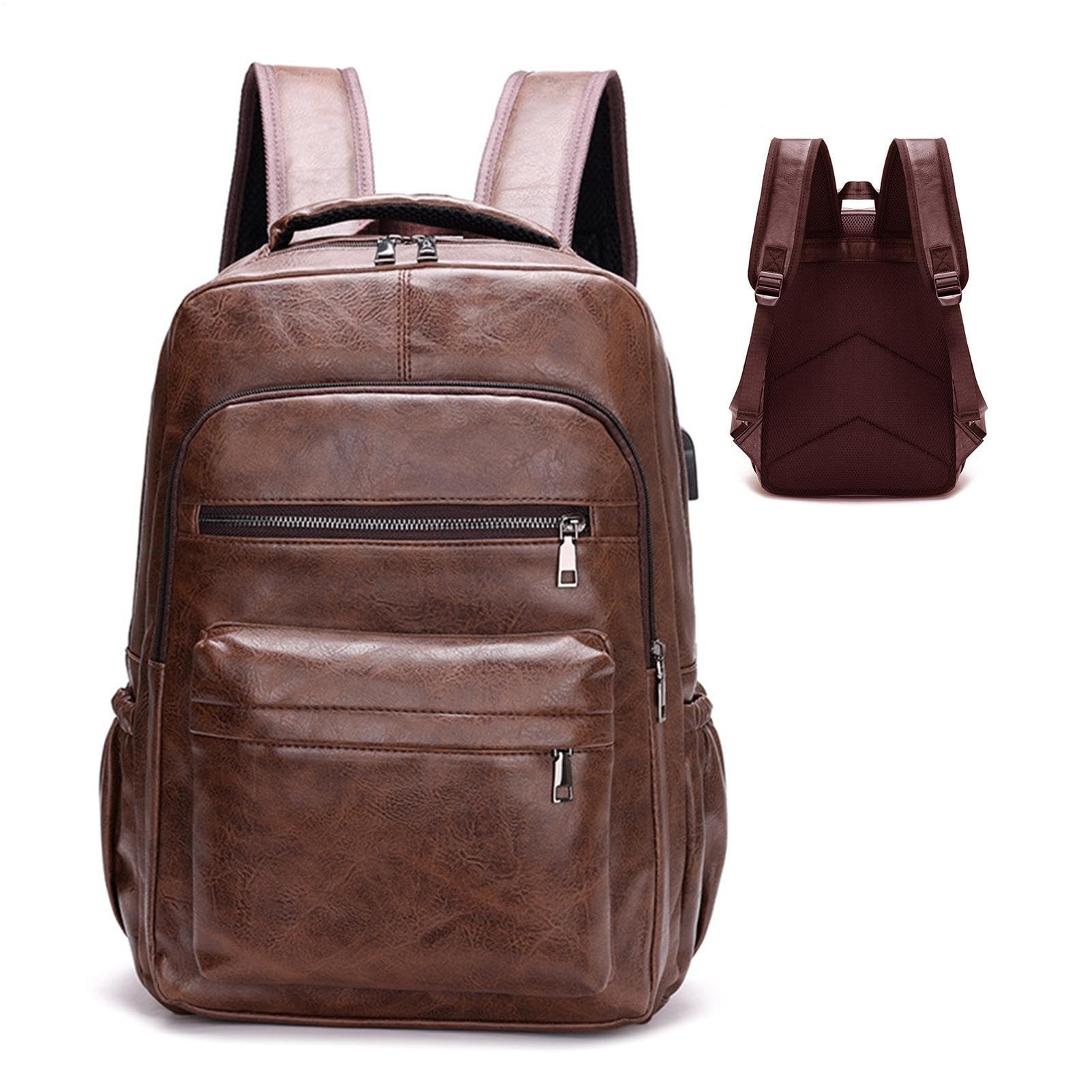 Mochila para computadora portátil con puerto USB de gran capacidad 8