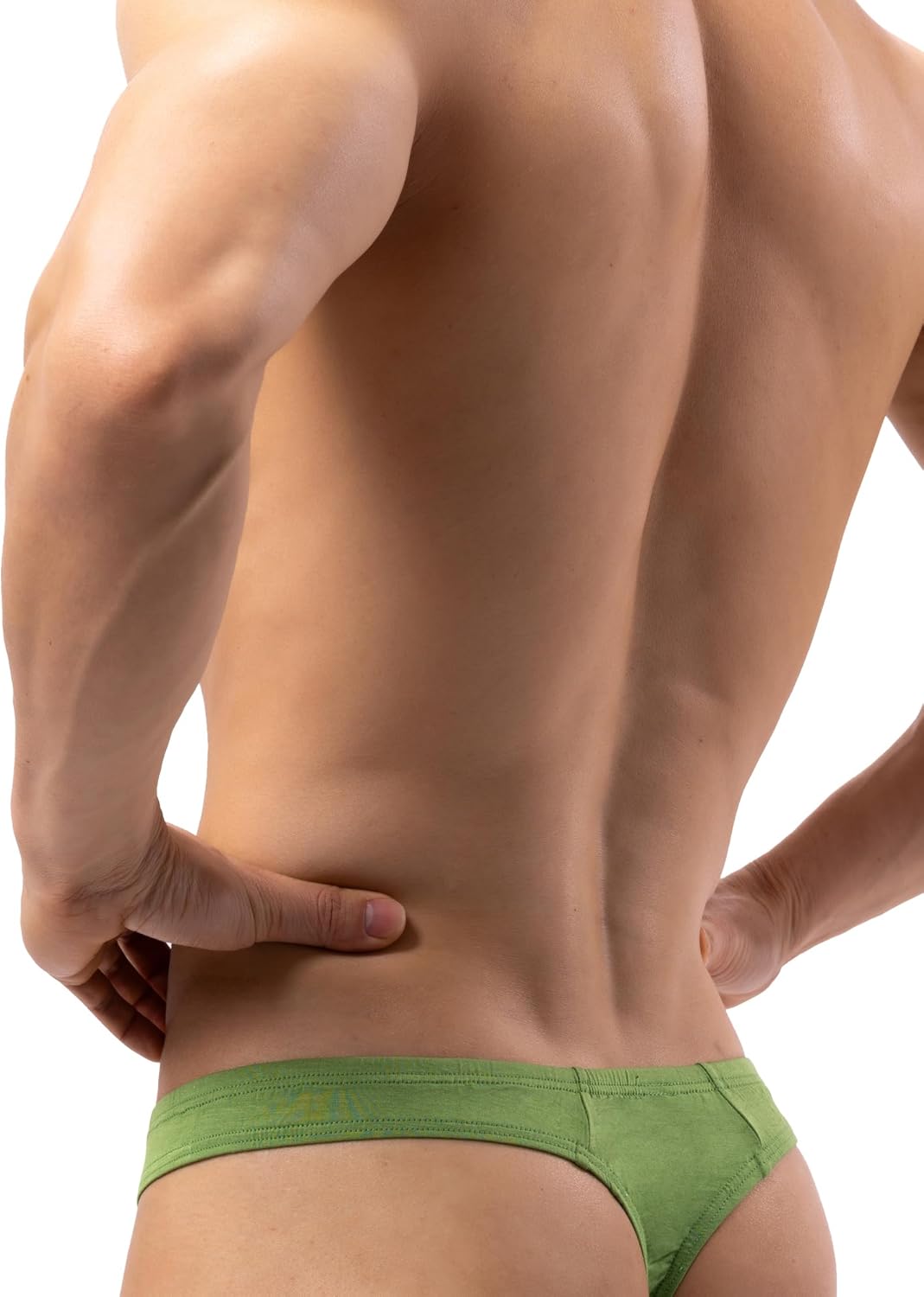 Men's Modal Thongs for Breathable T Back Low Waist Underpanties - Image 3