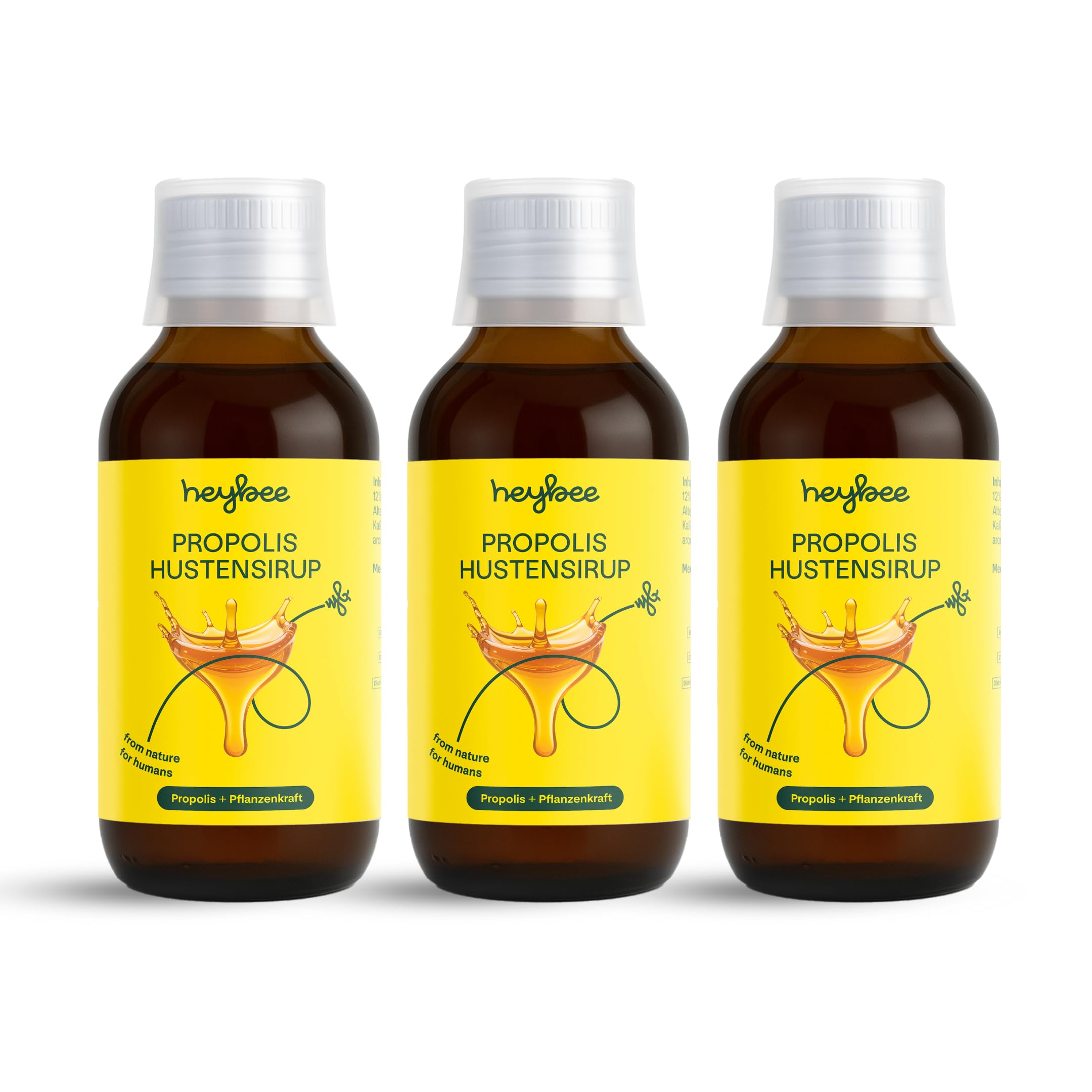 Propolis Hustensirup 100 ml – mit Propolis-Extrakt, Thymian, Grindelia & Eibischwurzel – alkoholfrei, lindert Hustenreiz & löst Schleim - ab 2 Jahren (3)