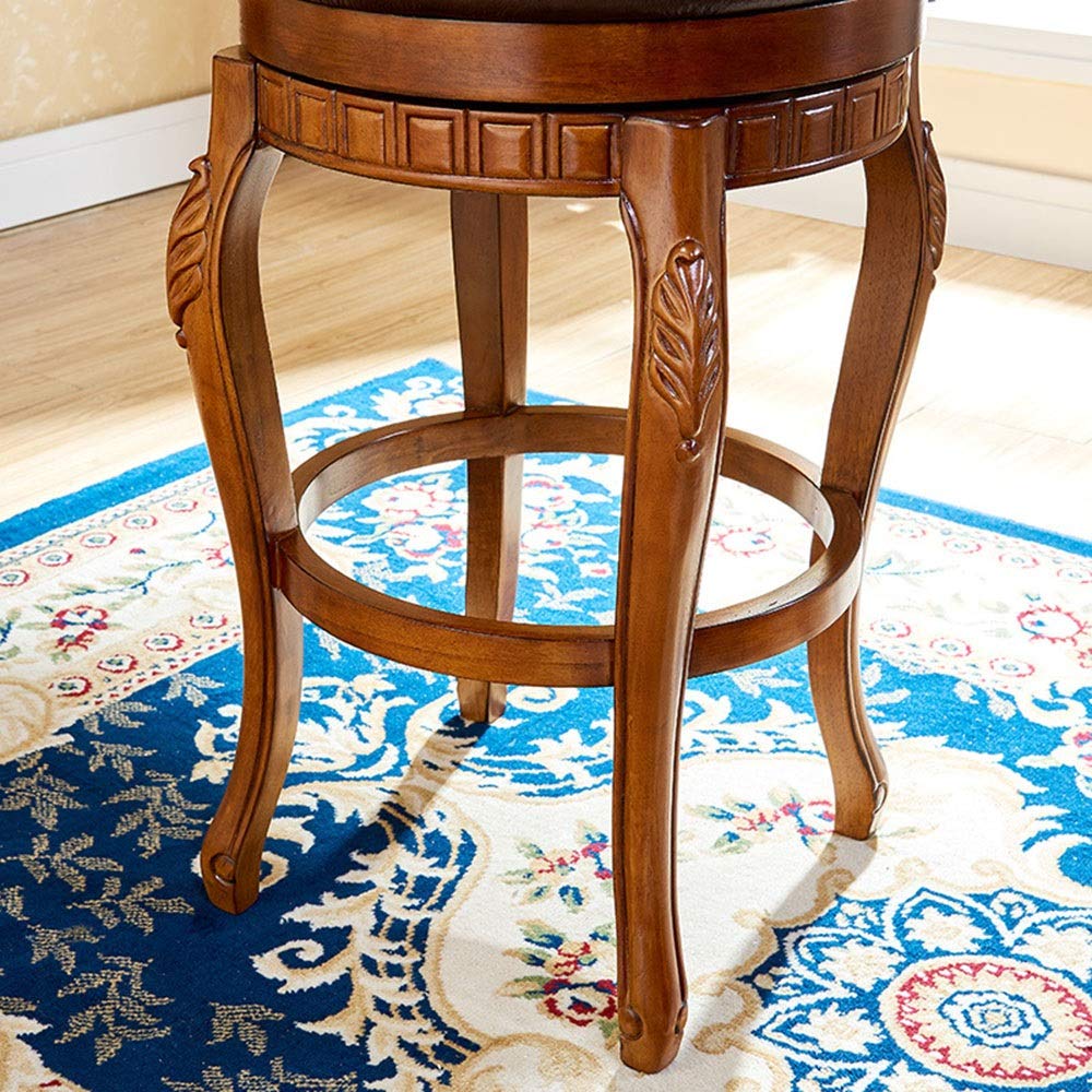 Amazon.co.jp: バースツール 木製カウンター高さバースツール回転椅子