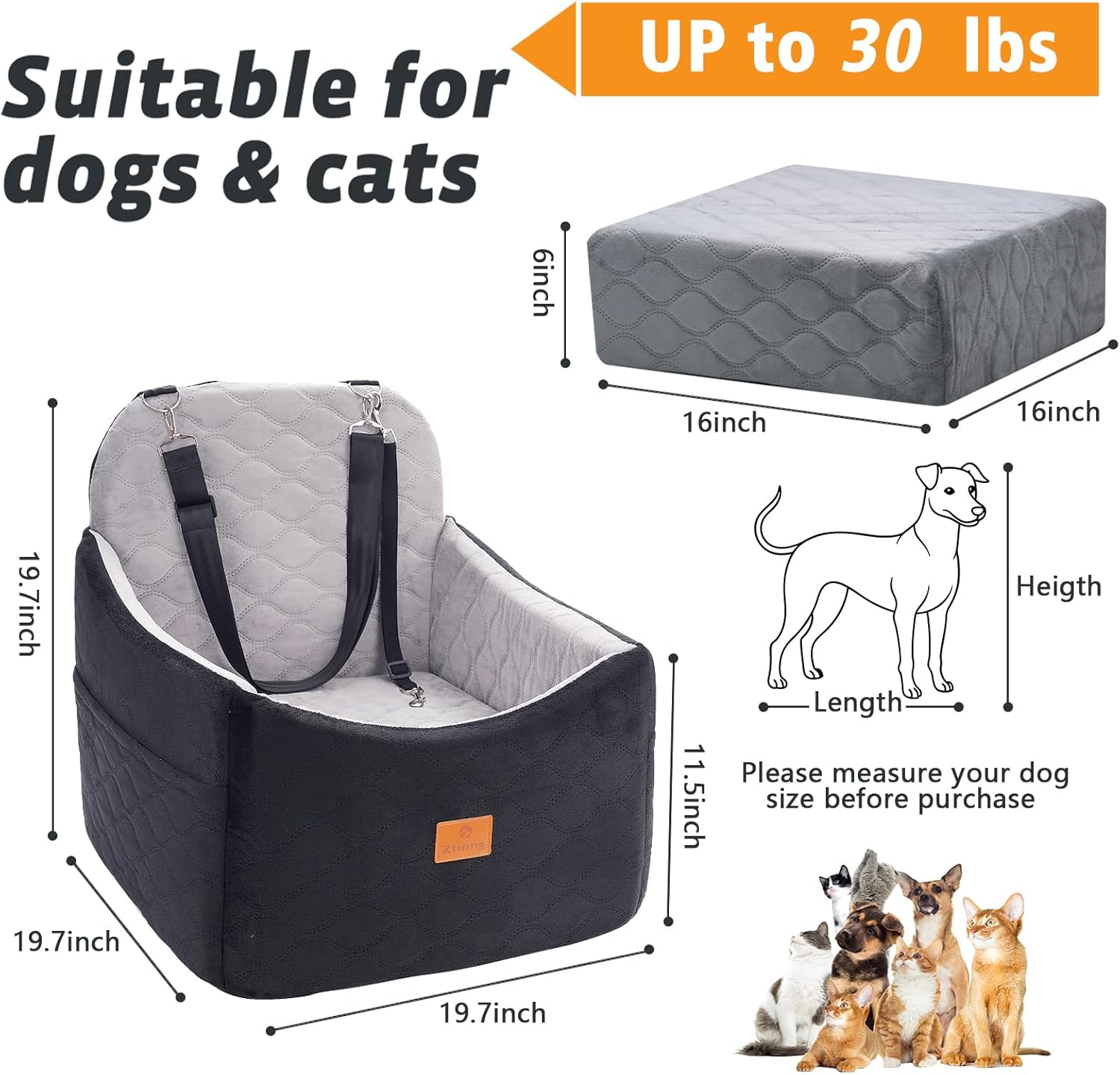 The Ultimate Travel Companion: Elevated Dog Car Booster Seat Review