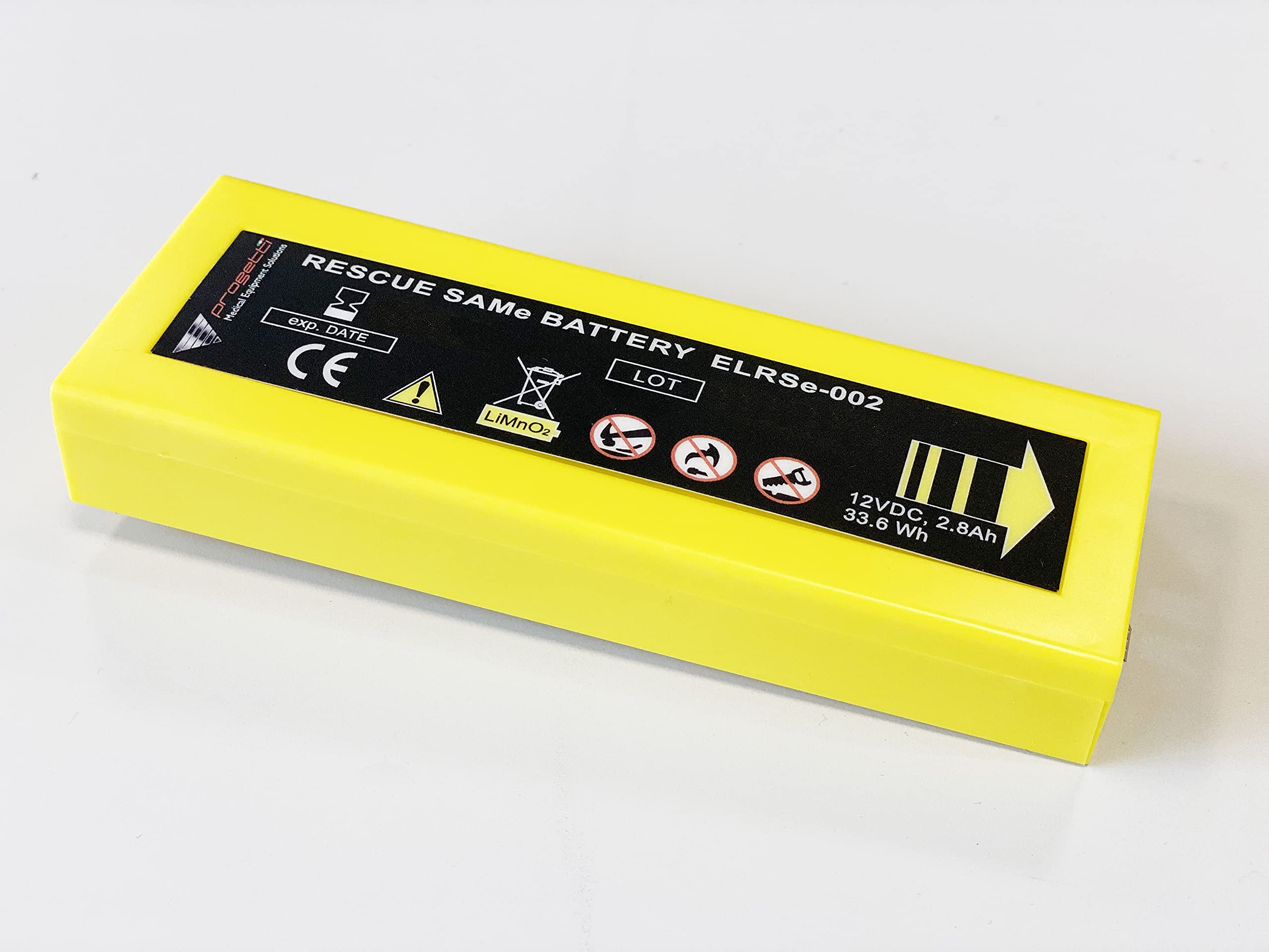 Kit sostituzione elettrodi adulto preconnessi e batteria per defibrillatore Rescue SAMe