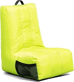 Big Joe Video Lounger Bean Bag Chair, Lime Punch Smartmax, 2 feet