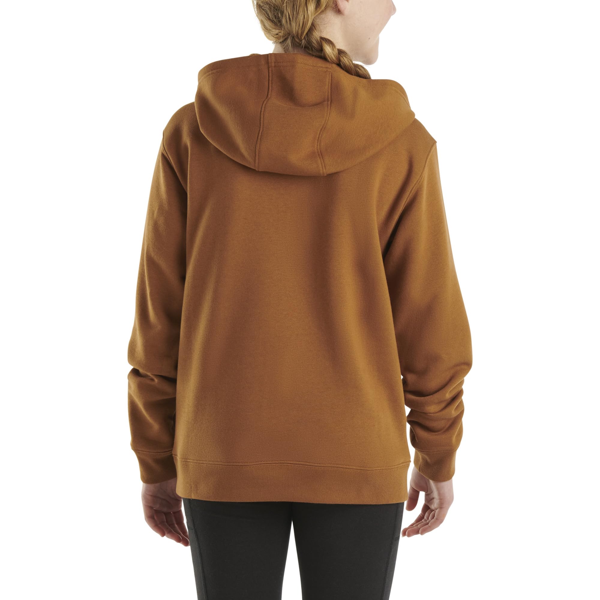 Carhartt Hoodie Fleece Pullover Sweatshirt Felpa con Cappuccio Bambina