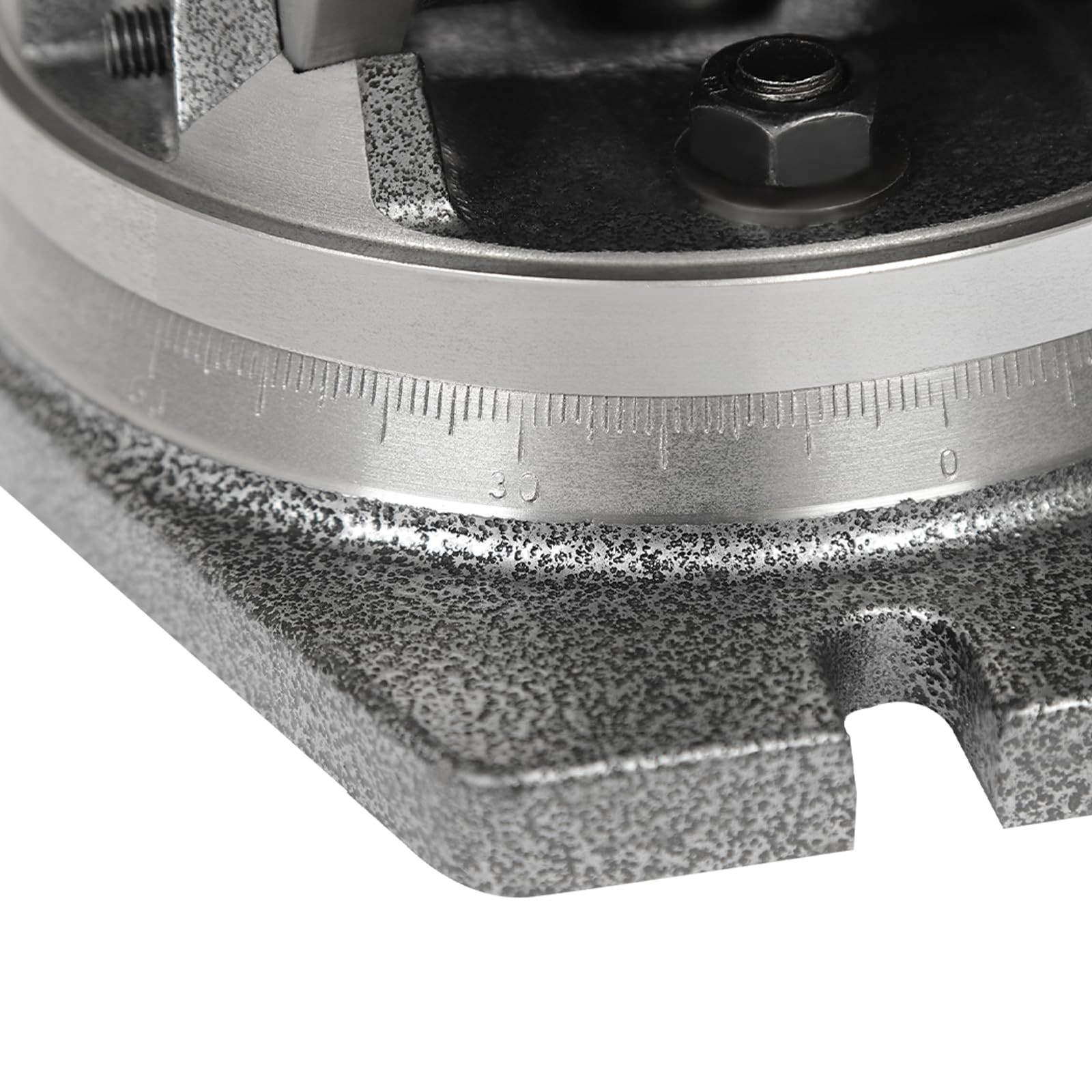 Morsa da banco Ghisa 100 mm, Morsa di serraggio precisa 0,025 mm, Morsa di foratura 19 KN Apertura 80 mm, Morsi 4 pollici, Per officina falegnameria metallo, Morsetto di fissaggio, Argento