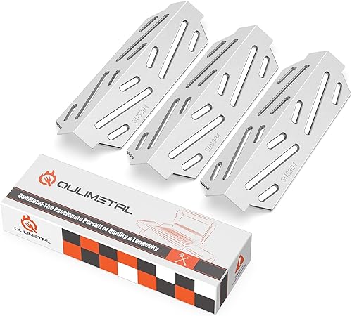 QuliMetal Deflector de calor de acero inoxidable 304 para Weber Genesis II serie 300, Genesis II E-310, II E-315, II E-330, II E-335, II S-310, II