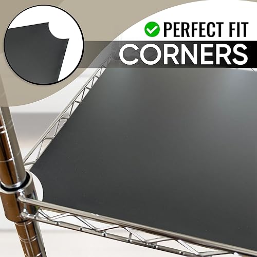 Miniatura 5 de DUALSO Revestimiento de Estante de Alambre Alfombrilla de Estante de Alambre - Cubierta Gruesa de Estante de Alambre - Revestimientos de Estante