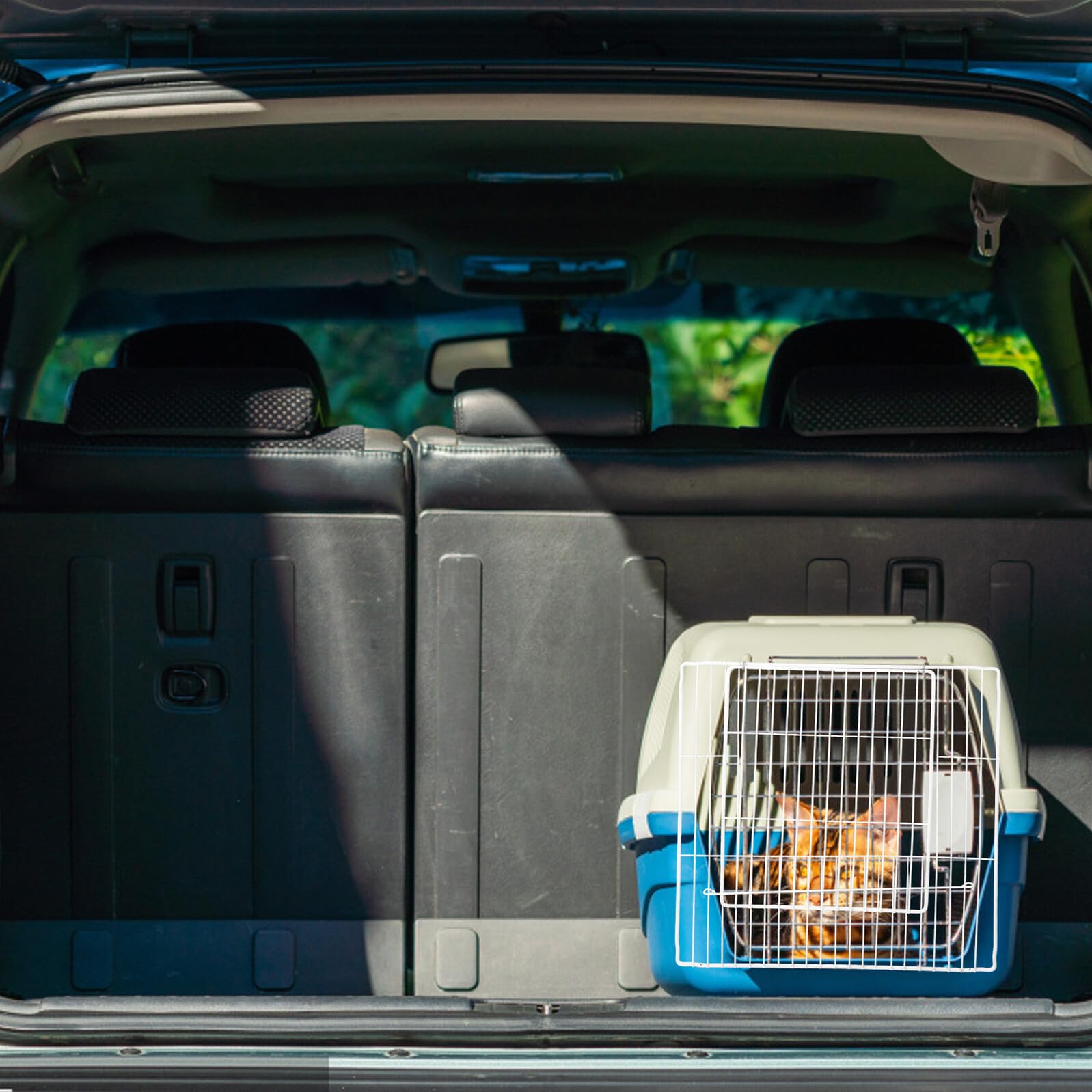 Ciieeo Porte de Cage Multifonctionnelle pour Animaux de Compagnie à Monter Soi-Même 35X35 CM en Fil de Fer Blanc Adaptée pour Chiens Chats Lapins et Petits Animaux pour Enclos et