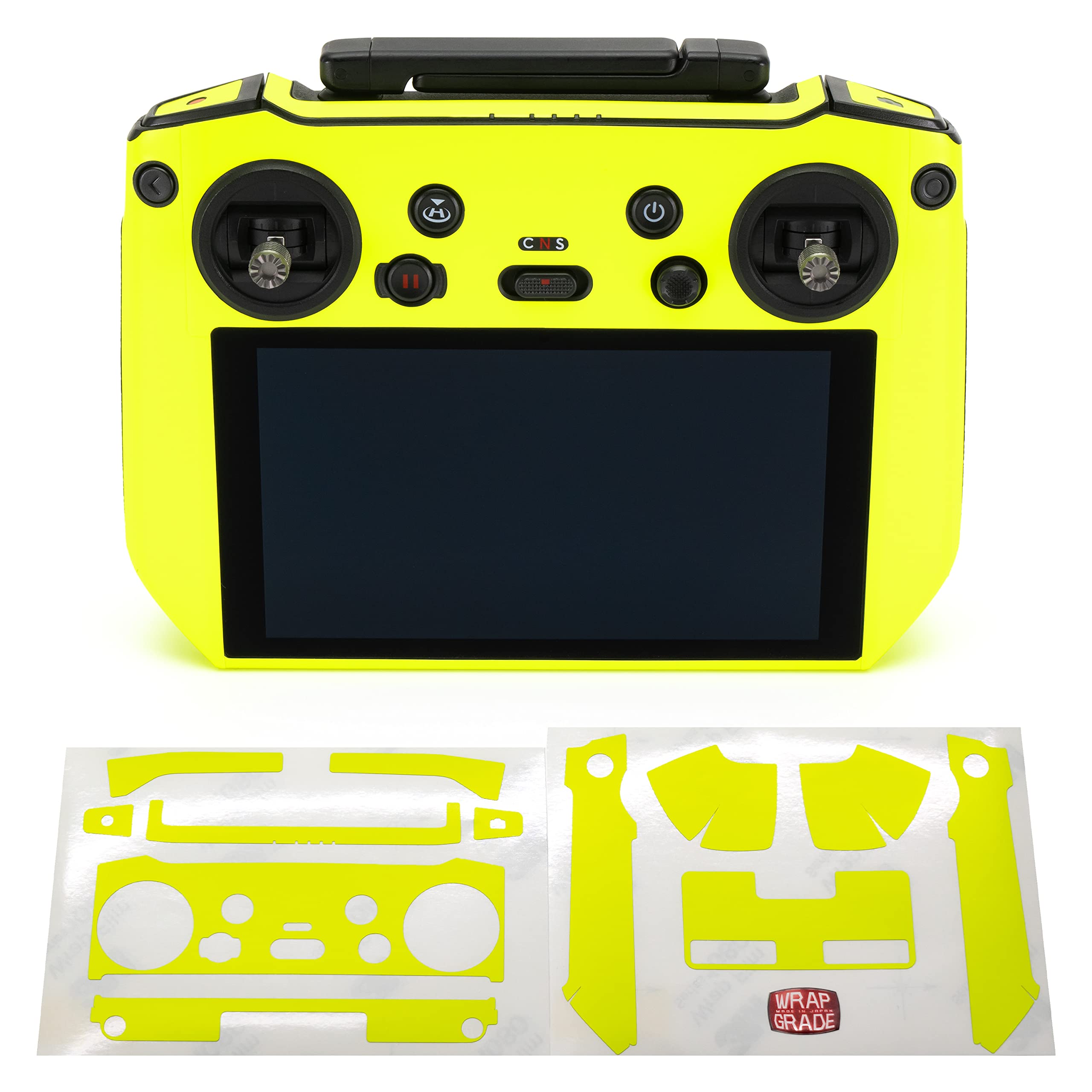 WRAPGRADE Skin Stickers for DJI RC PRO (NEON YELLOW)