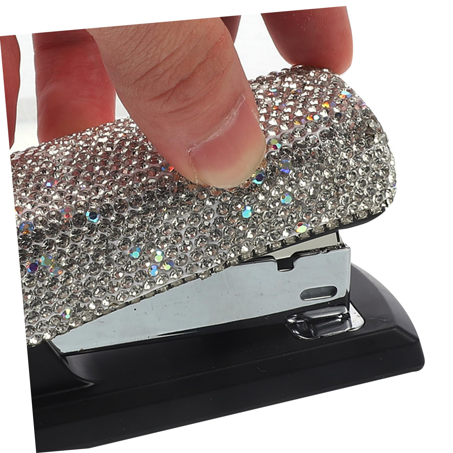 Homoyoyo 5 Sätze Diamond Heftler Heftwerkzeug stilvoller Hefter einfacher Hefter winziger Hefter Schulmaterial kreativer Hefter Tischhefter Bürowefter kleiner Hefter Mini Hefter Eisen