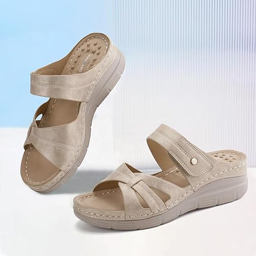 Miniatura 7 de Ortho+rest Sandalias ortopédicas cómodas para mujer, sandalias ortopédicas para caminar con soporte de arco