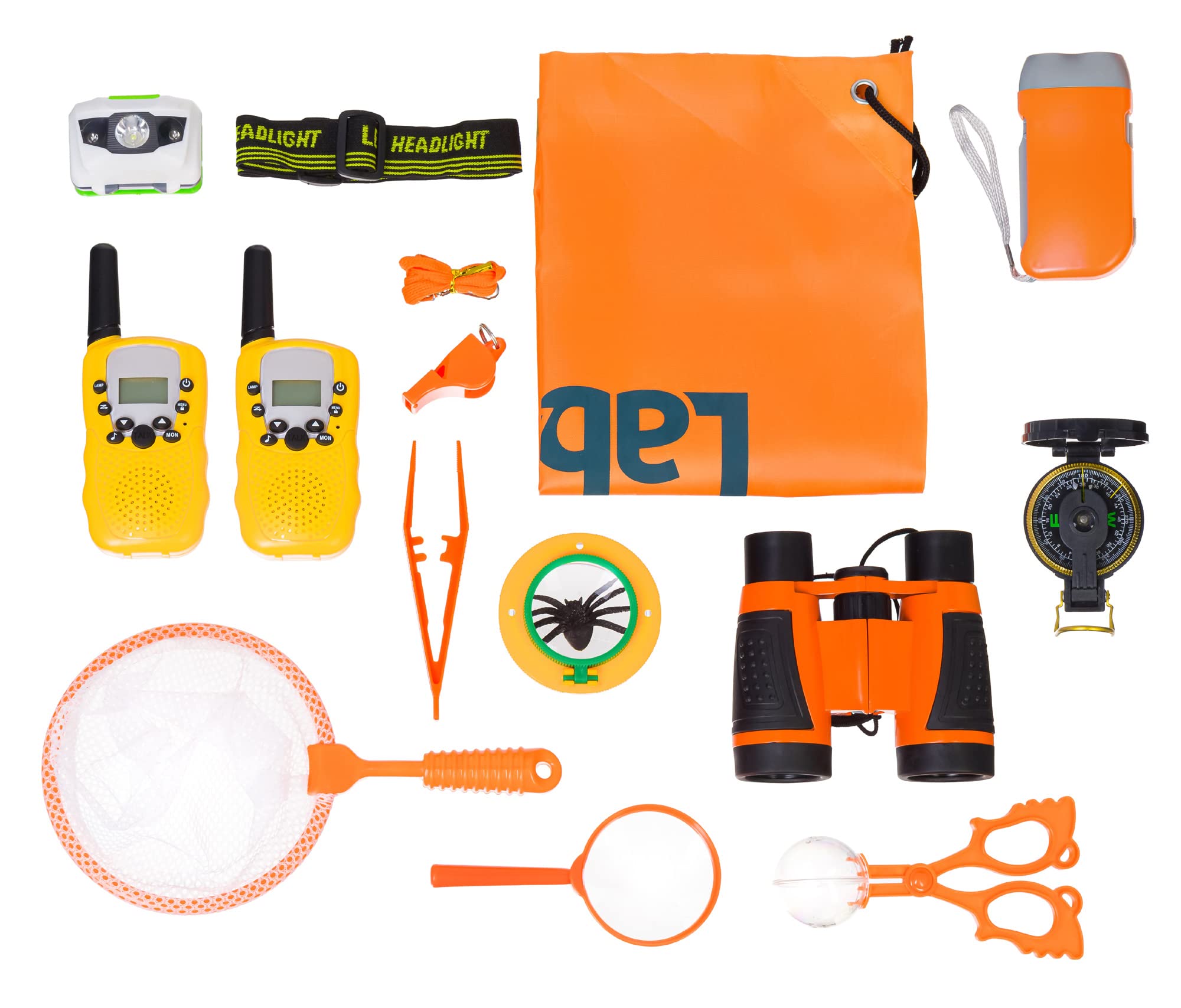 Kit de Supervivencia Amplio Levenhuk LabZZ SK40 para Niños, con 20 Accesorios para Desarrollar Las Habilidades de Observación, Exploración y Orientación