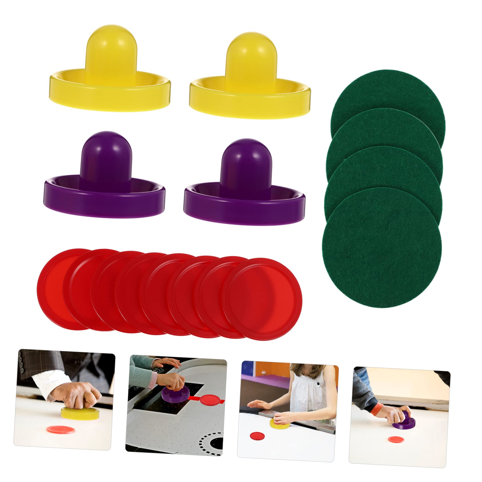 Toyvian Giocattoli Da Tavolo Da Hockey Su Ghiaccio Da Hockey Ufficiali Da Air Hockey Partita Di Hockey Su Aria Hockey Dell'aria Disco Gioco Abs