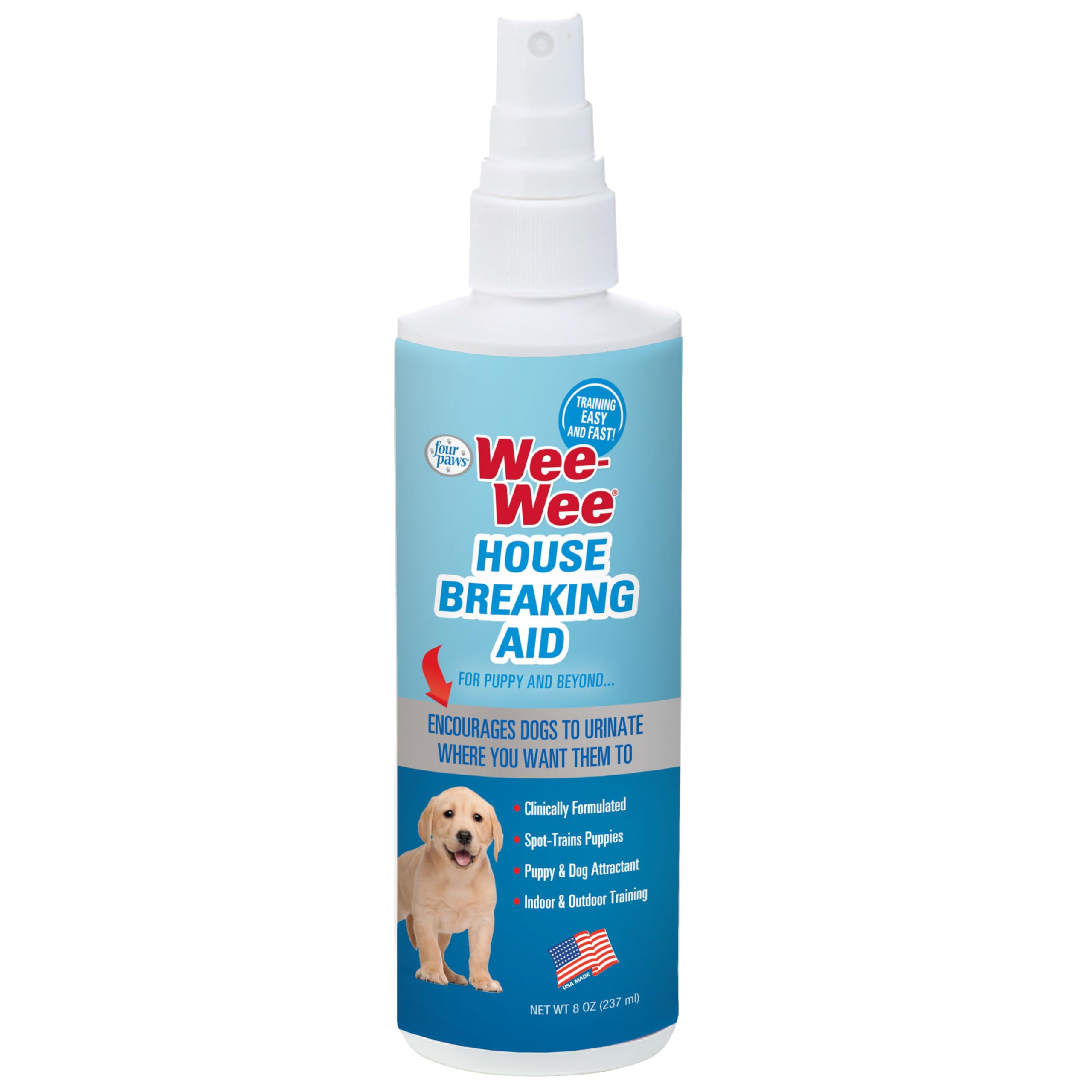 WEE Four Paws Puppy Dog Housebreaking Aid, 8 oz Spray