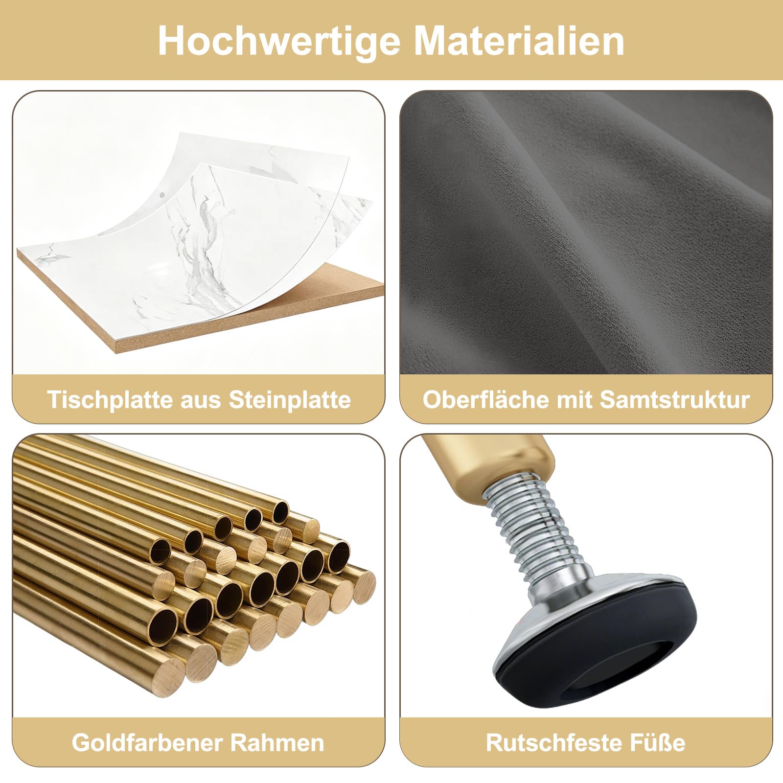 Grau Schminktisch mit Spiegel, Luxuriöse Frisiertisch mit Vergoldete Griffe und Samt, 5 Schubladenb und Schrank, Moderner Kosmetiktisch für Mädchen Schlafzimmer, Einfach zu Montieren, 100cm