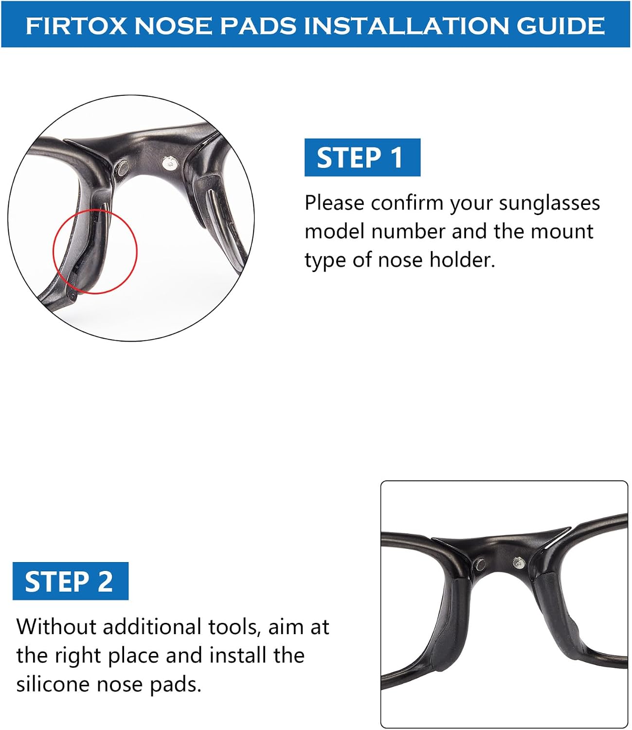 Replacement Earsocks & Nose Pads Rubber Kits for Oakley Juliet Sunglasses - Option image 4