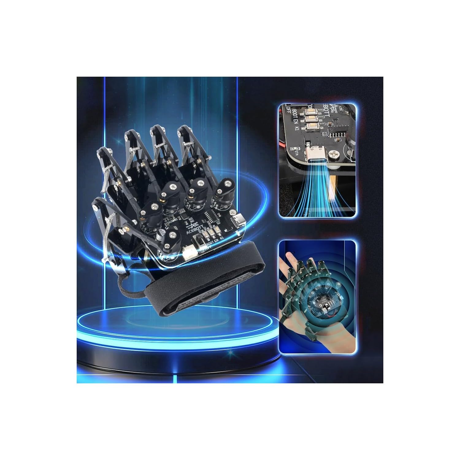 QD023 Rękawica Sterująca Bluetooth do Robotyki