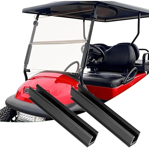 Golf Cart Windshield Clips Sash Fit 1"x1" Tube for Club Car DS Club Car Precedent Tempo Onward Yamaha Golf Carts Front Windshield Sash Retaining Clips with Secure Hold 1014441-01 1021630-01