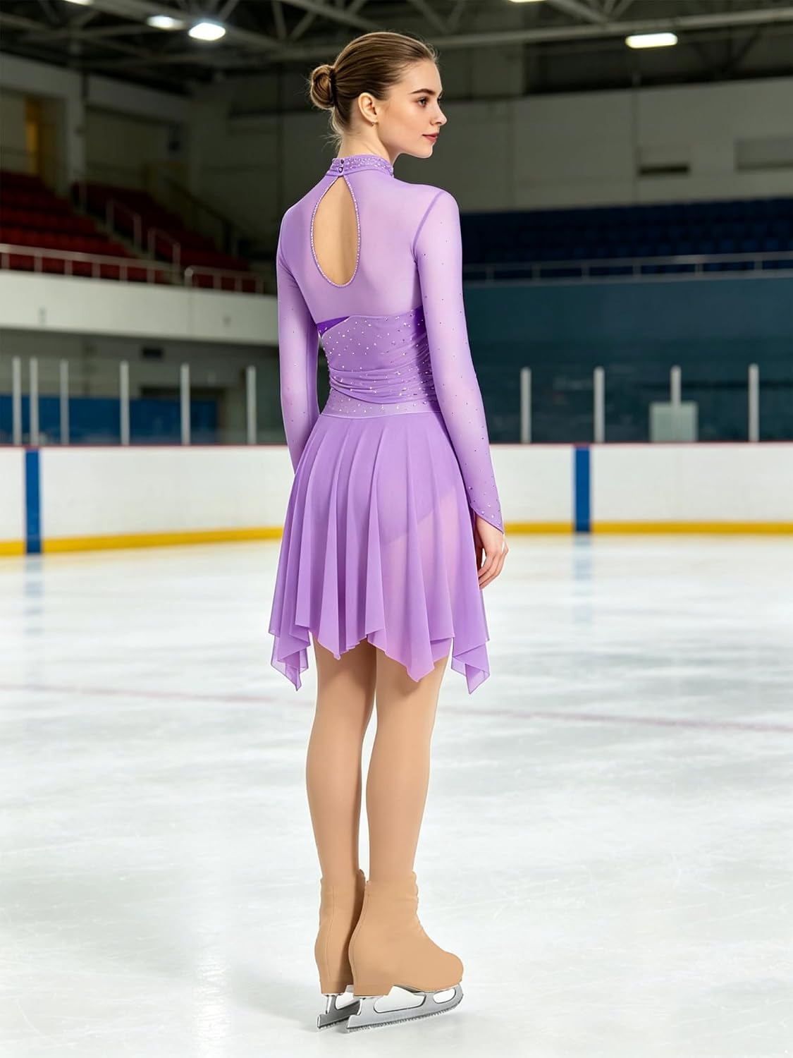 Ice Skater Outfits for Women Figure Ice Skating Dress