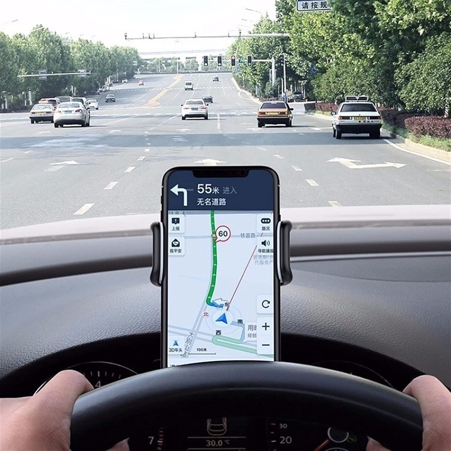 Supporto Auto Smartphone Supporto Per Telefono Per Auto A 360° Supporto Per Cruscotto Per Auto Supporto Per Telefono Cellulare Supporto Per Staffa GPS Adatto Per La Maggior Parte Dei Telefoni Cellular