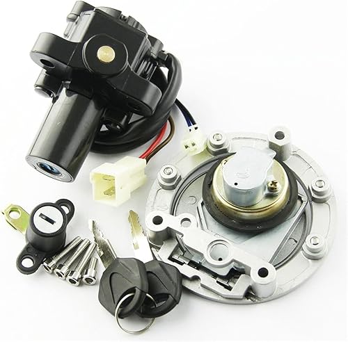 Miniatura 3 de MOCCAN Juego de interruptores de bloqueo de llave de encendido para motocicleta compatible con Y-amaha XT660 XT660Z Tenere MT03 YZF-R1 R1 XJ6 XJ6F