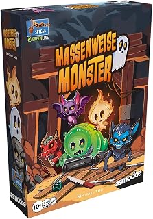 Asmodee, Massenweise Monster, Strategisches Familienspiel, Deutsch