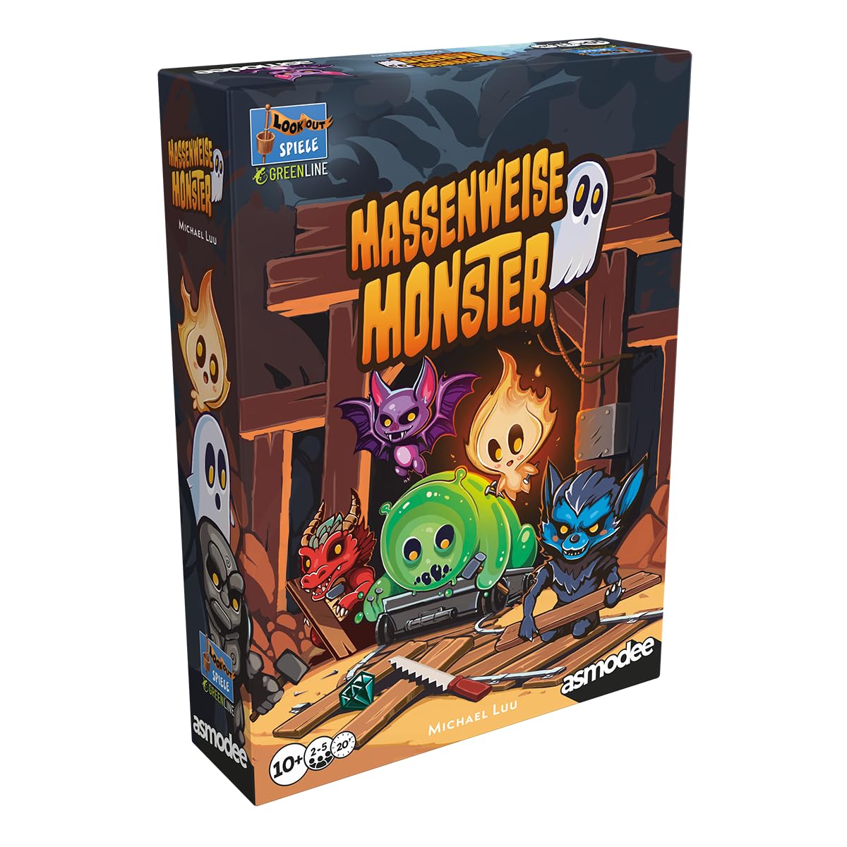 Asmodee, Monster de Version Fast Family Game per 2-5 giocatori dai 10 anni in su 20 minuti per partita